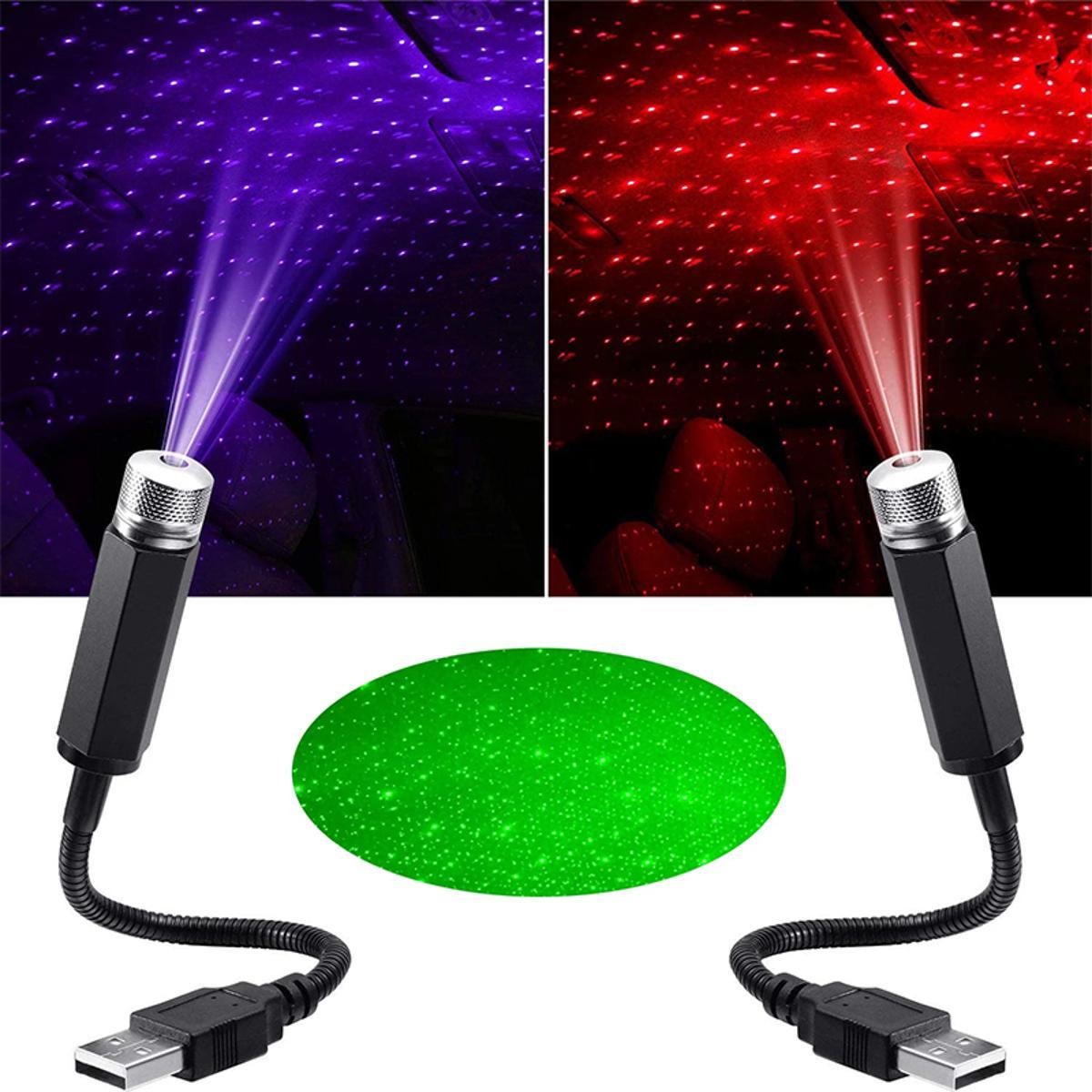 Starlight Projector,USB Star Night Light,Car Ceiling Interior Roof Lights,